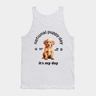 National Puppy Day Tank Top